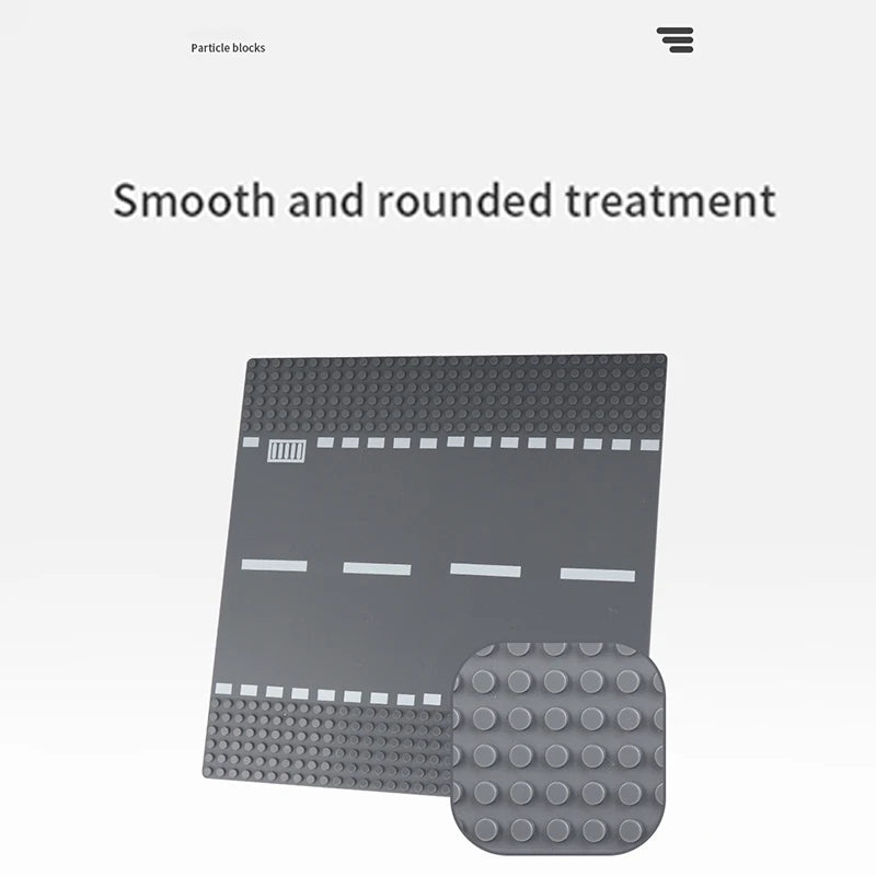 City Road Baseplate for Building Bricks – building toy photo 4