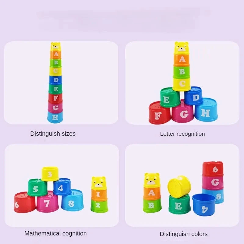 Speed Cup Stacking Battle Game for Kids – educational stacking toy photo 3