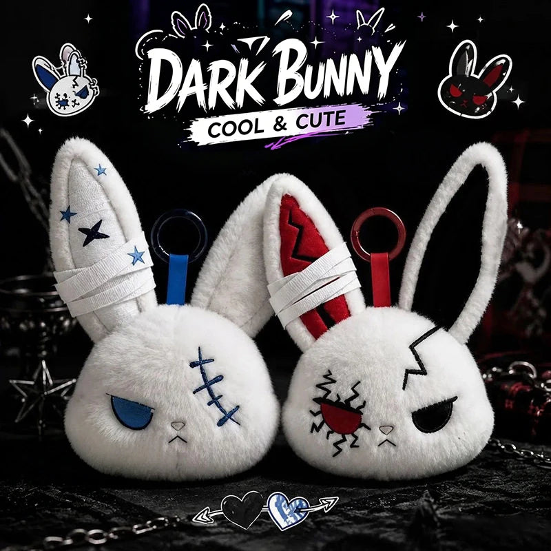 Gothic Bunny Plush Keychain – photo 3