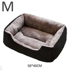 Soft Plush Cat Bed Basket – pet bed photo 17