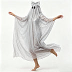 Women's Glitter Ghost Costume Cape – photo 7