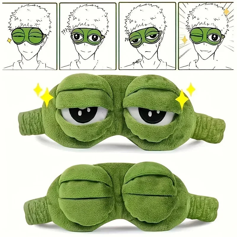 Cute 3D Frog Sleep Mask – photo 2