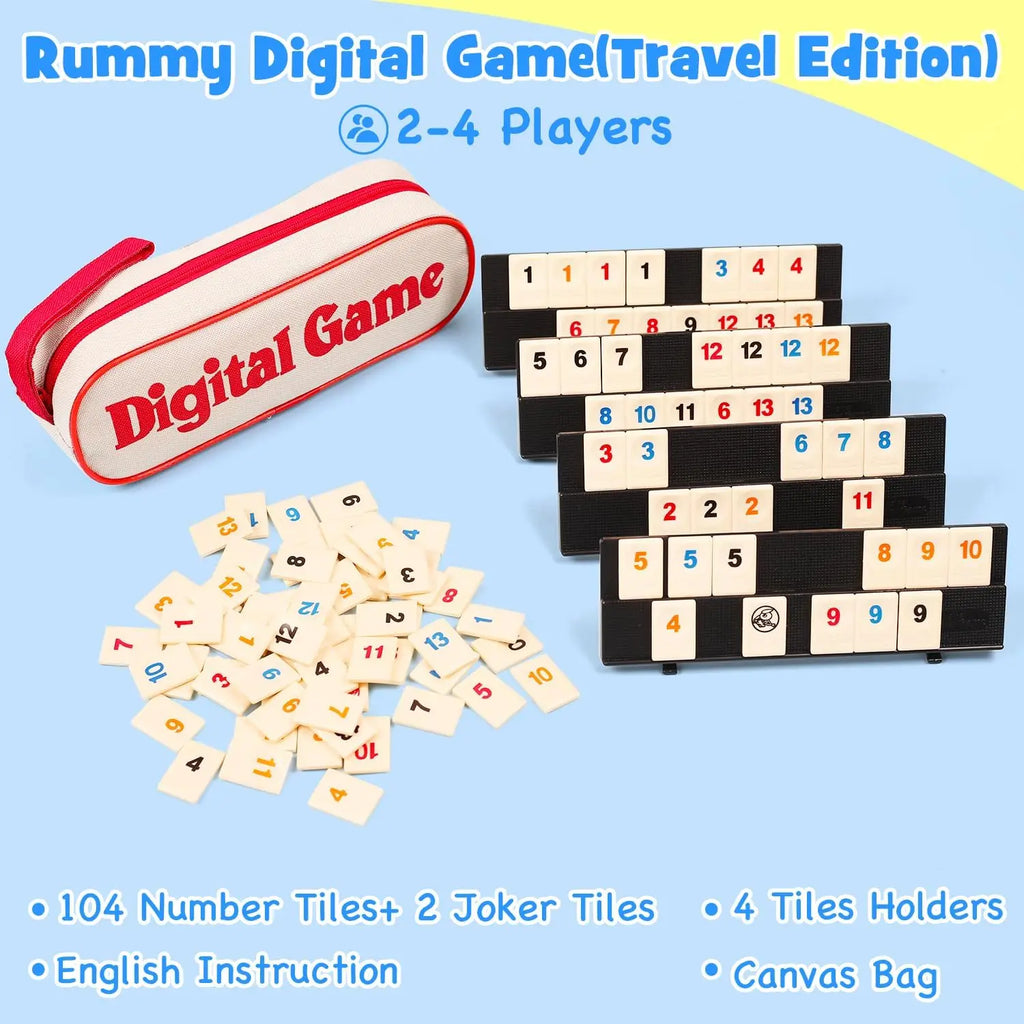 Rummy Tile Game Set – board game photo 3