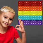 1–100 Number Push Bubble Counting Mat – educational toy photo 4