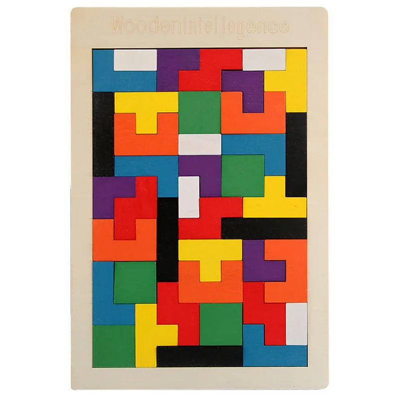 Colorful Wooden Tangram Puzzle – photo 8
