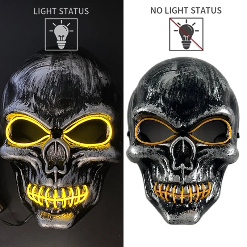 LED Light-Up Pirate Hat & Party Mask – costume accessories photo 12