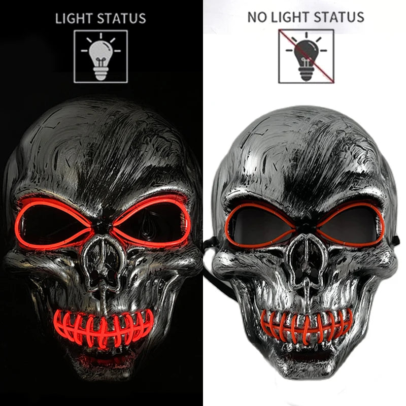 LED Light-Up Pirate Hat & Party Mask – costume accessories photo 7