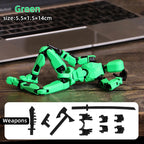 Multi-Jointed 3D-Printed Shapeshift Robot Figure – action figure photo 8