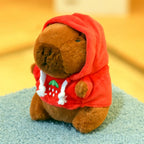 Cute Capybara Plush Keychain – Mini Stuffed Capybara in Hoodie, Wings & Headphones, 12 cm Bag Charm