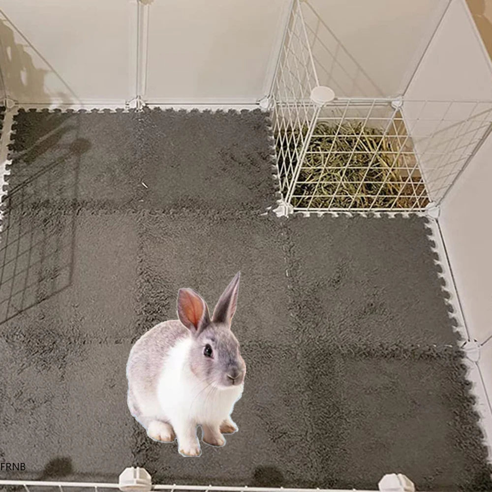 Interlocking Fleece Cage Mats for Guinea Pigs, Rabbits & Hamsters – small animal bedding photo 3