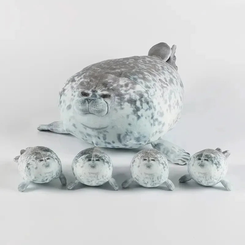 Mother Seal Plush with 4 Baby Seals – plush toy photo 7