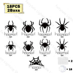 Halloween LED 3D Bat & Spider Wall Stickers – halloween decor photo 10