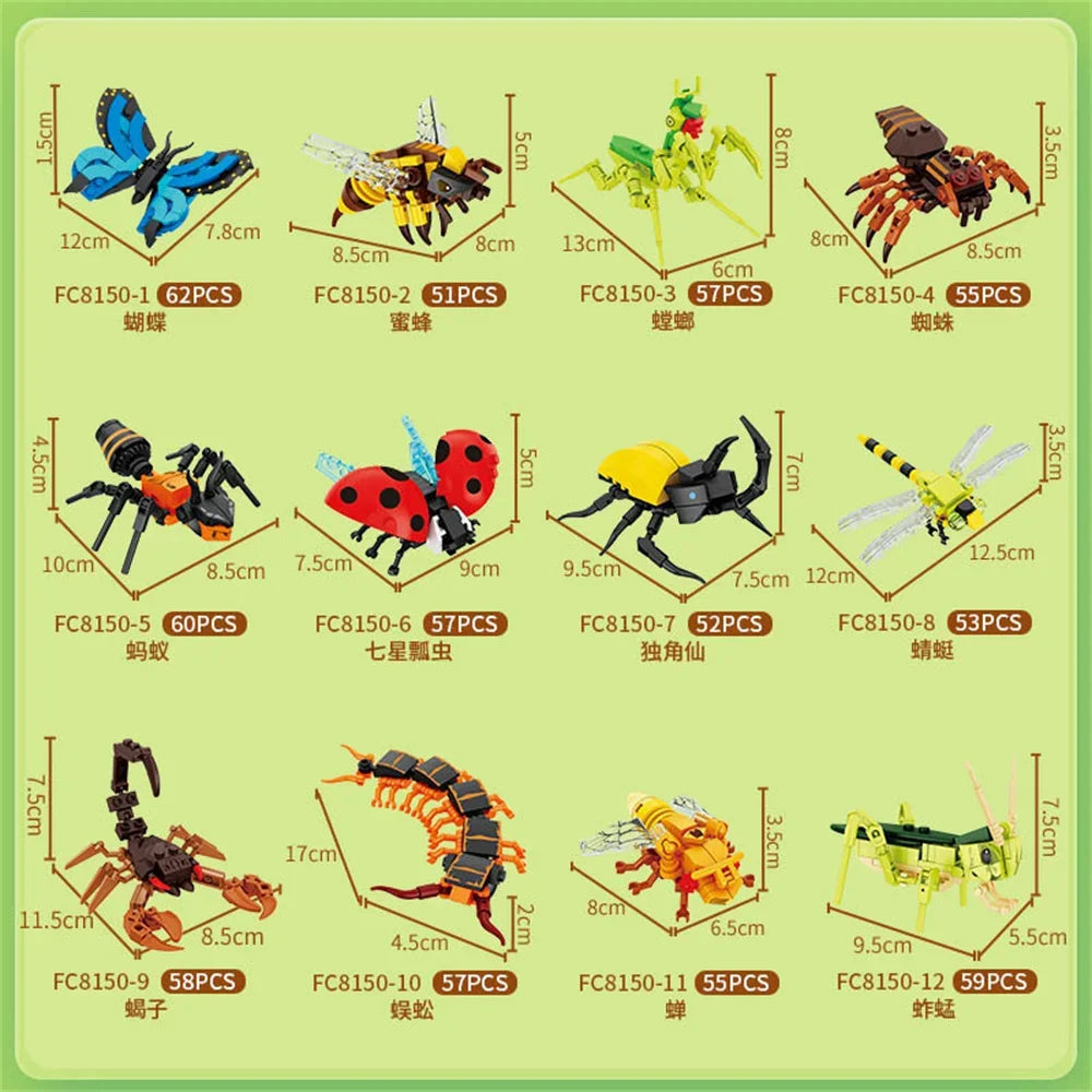 Insect Building Blocks Set – building block set photo 3