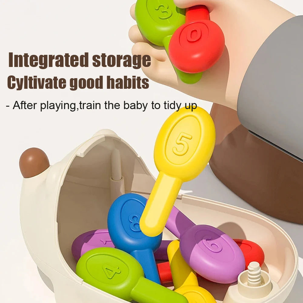 Montessori Hedgehog Fine Motor Toy – educational toy photo 5