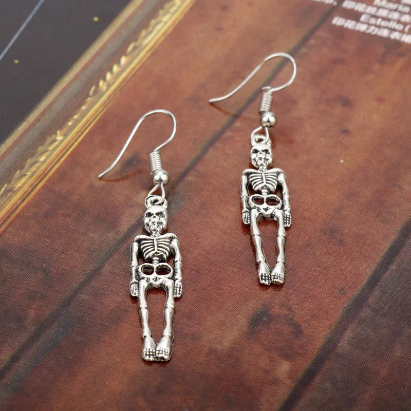Halloween Skull & Bloody Dagger Earrings – photo 7