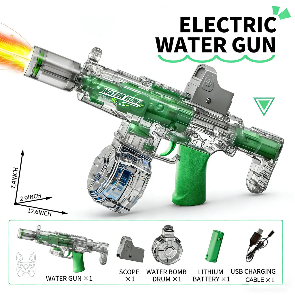 Electric Water Gun with Recoil & Lights – photo 10