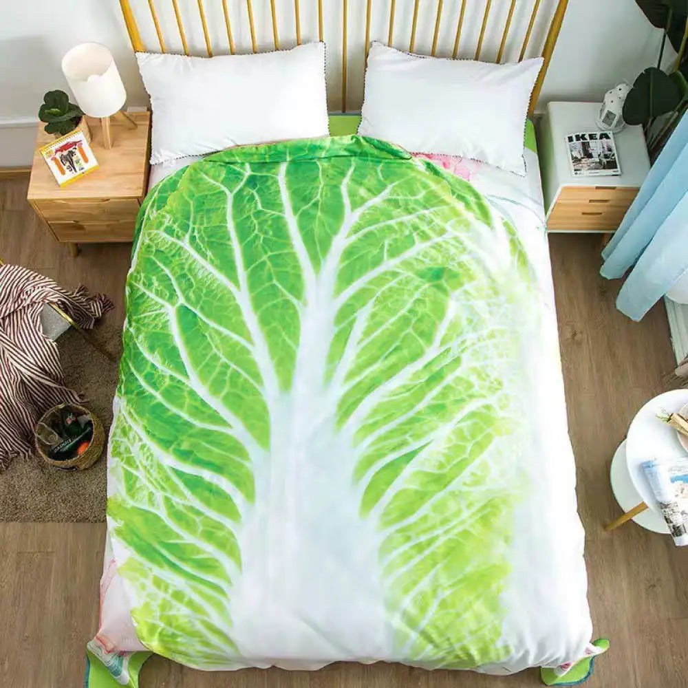 Cabbage Leaf Throw Blanket – throw blankets photo 7