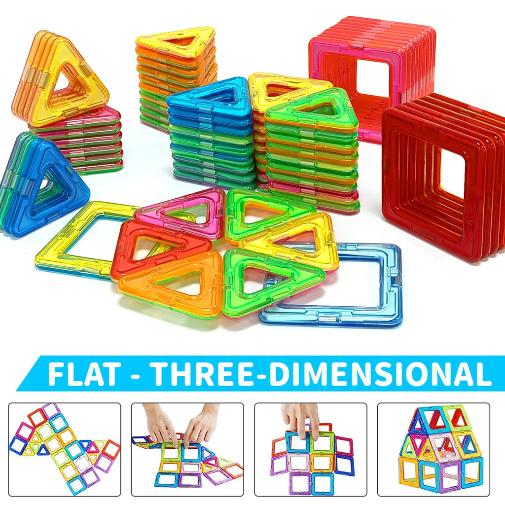 Magnetic Building Blocks Set for Kids – photo 6
