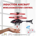 Gesture Control RC Helicopter – Hand-Sensing Flying Toy with Remote, LED Lights & USB Charging