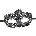 Black Lace Venetian Masquerade Eye Mask – costume mask photo 8