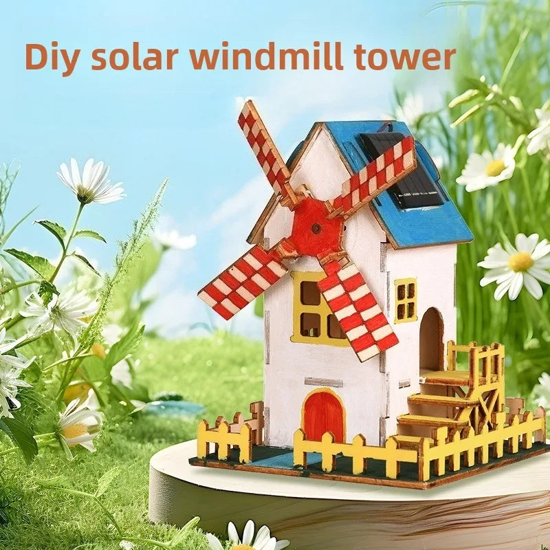Solar-Powered Car & Lunar Rover DIY Wooden Model Kits – stem kit photo 13