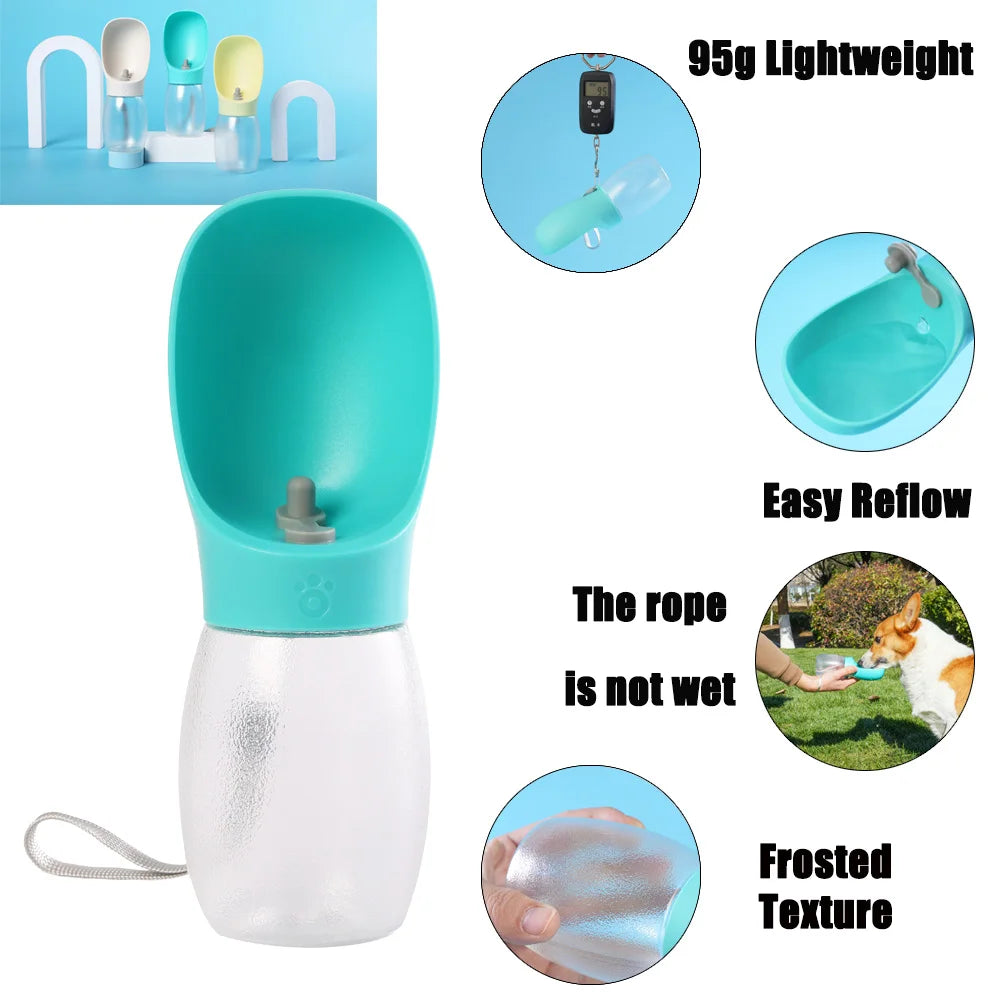 Portable Dog Water Bottle 300 ml – pet water bottle photo 3