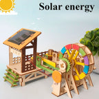 Solar-Powered Car & Lunar Rover DIY Wooden Model Kits – stem kit photo 19