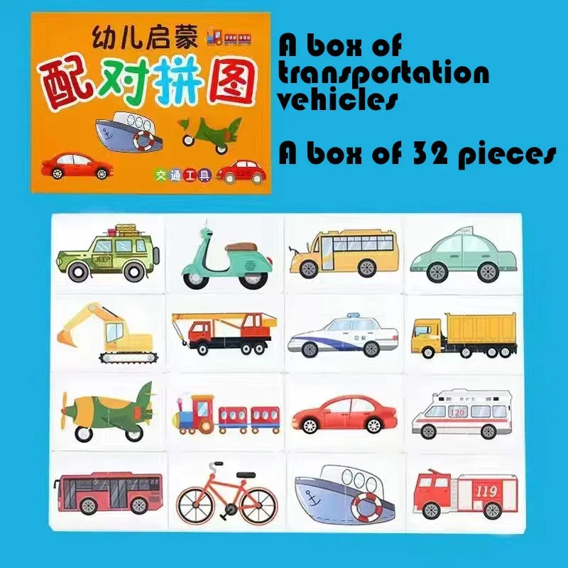 32-Piece Animal Matching Puzzle for Kids – educational matching puzzle photo 9