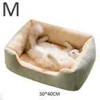 Soft Plush Cat Bed Basket – pet bed photo 20