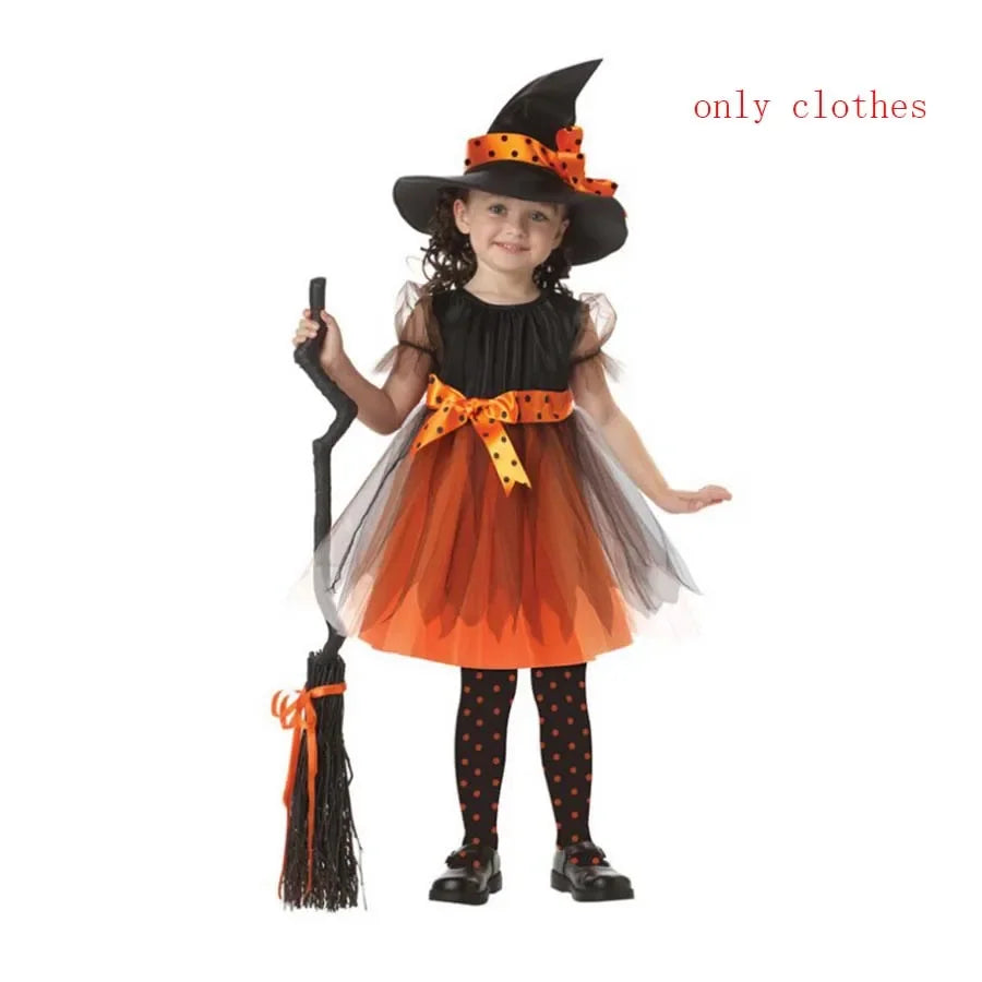 Girls Vampire Tutu Dress Costume – kids costume photo 7