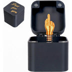 Middle Finger in a Box – Funny Desk Decor Gag Gift for Birthdays, Christmas & White Elephant