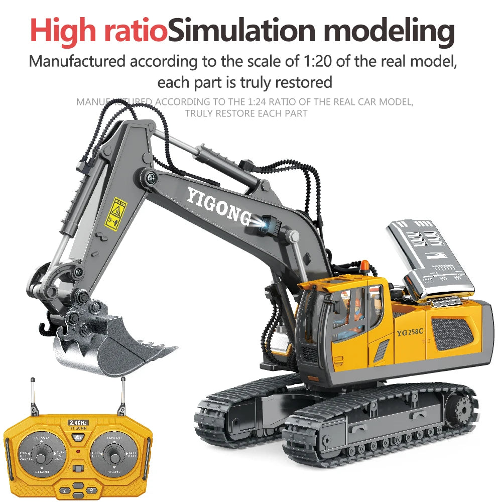 RC Excavator, Bulldozer & Dump Truck – rc car photo 6