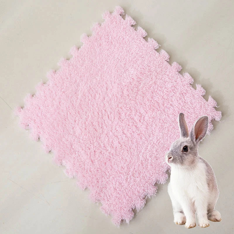 Interlocking Fleece Cage Mats for Guinea Pigs, Rabbits & Hamsters – small animal bedding photo 9