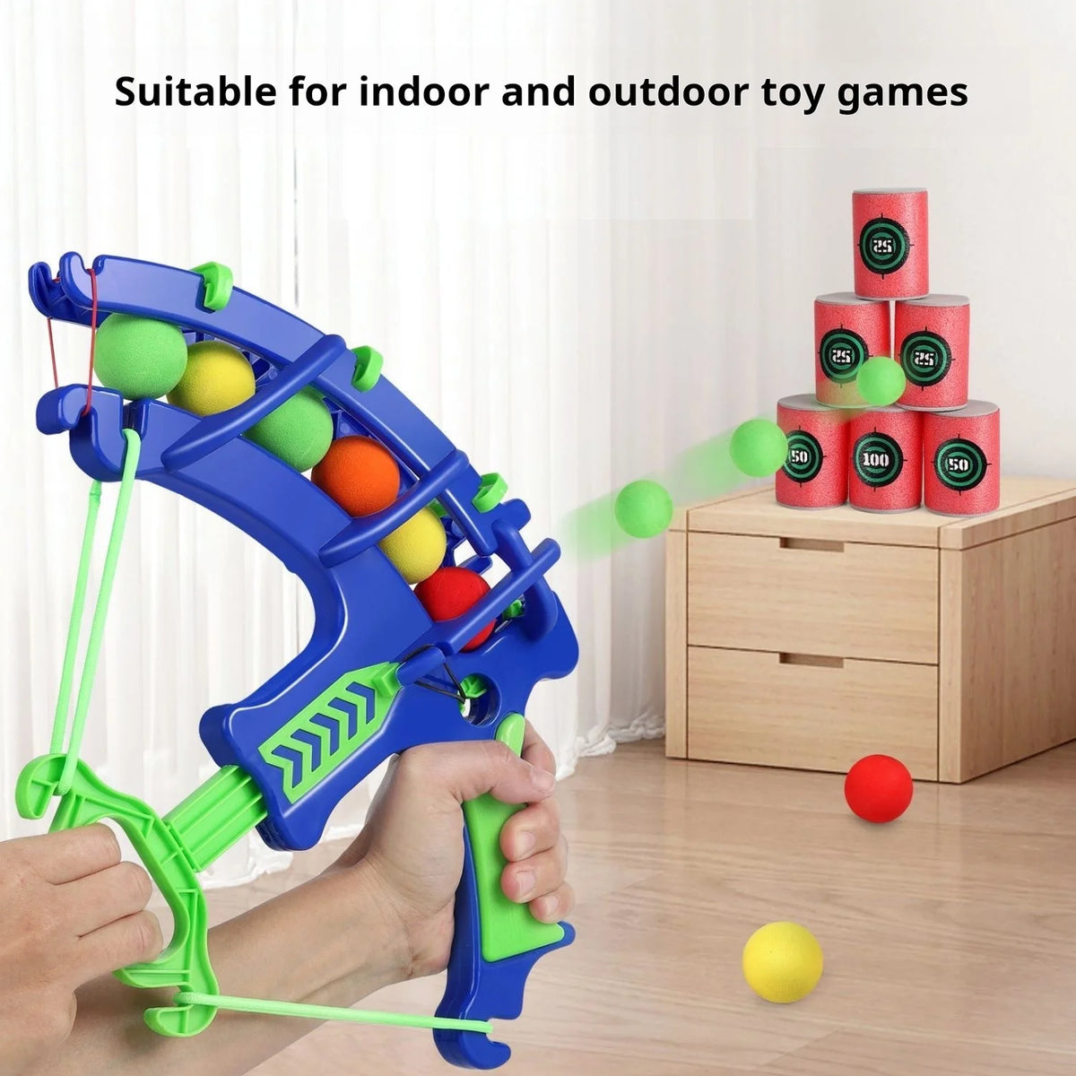 Slingshot Sticky Ball Target Game – photo 2