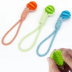 Dog Rope Tug Toy with Treat-Dispensing Ball – dog toy photo 6