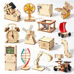 DIY Science Experiment Kits for Kids – STEM Assembly Projects: Periscope, Solar Car, Robot Arm & More, 33 Kits
