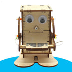 DIY Coin-Eating Robot Wooden Model Kit – STEM Science Project & Educational Assembly Toy