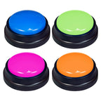 Recordable Dog Talking Button – Voice Recording Communication Button for Pet Training