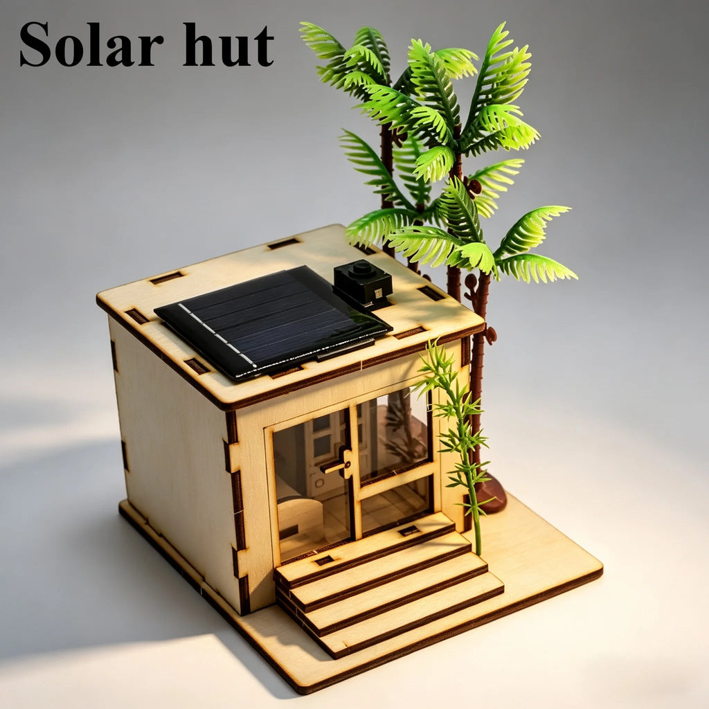 Solar-Powered Car & Lunar Rover DIY Wooden Model Kits – stem kit photo 16