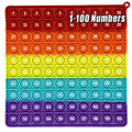 1–100 Number Push Bubble Counting Mat – Silicone Pop Math Learning Toy for Preschool Kids