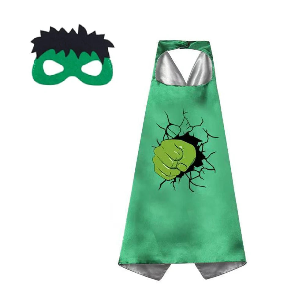 Kids Superhero Cape & Mask Set – kids costume photo 6