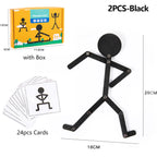 Montessori Pose-Matching Stick Figure Game – educational toy photo 7