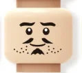 Minifigure Face Heads for Building Bricks – building toy photo 4
