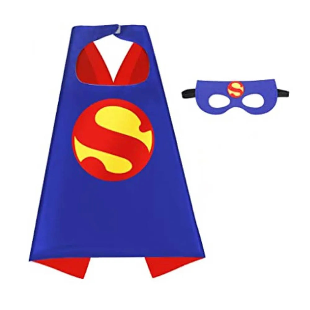 Kids Superhero Cape & Mask Set – kids costume photo 24