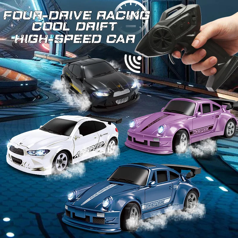 1:64 Mini RC Drift Car – 2.4G 4WD High-Speed Desktop Racing Car, FQD53, K60 & K10–K13 Models