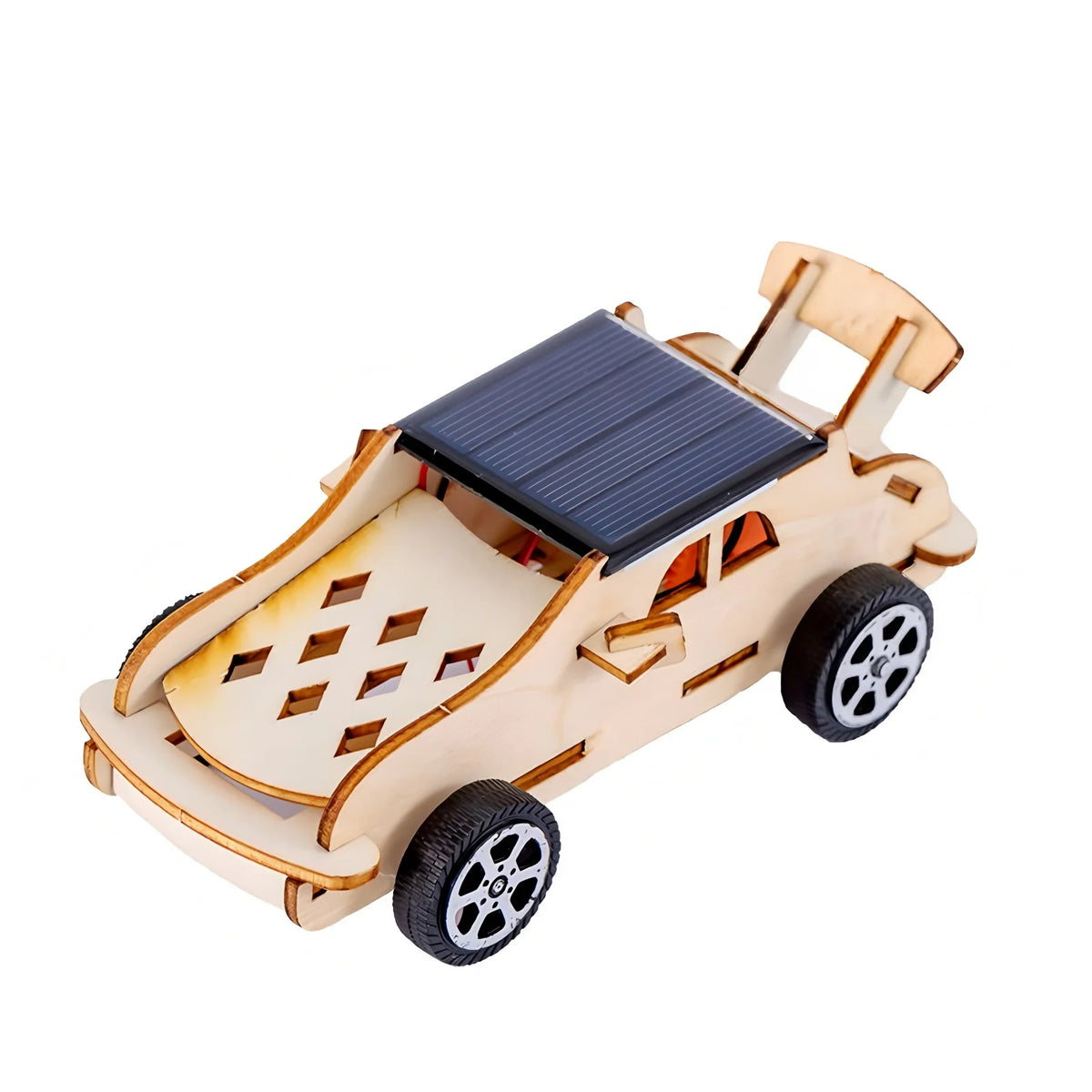 Solar-Powered Car & Lunar Rover DIY Wooden Model Kits – stem kit photo 18