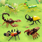 Insect Building Blocks Set – Bee, Ant, Butterfly, Cricket & Grasshopper DIY Model Kit for Kids