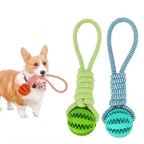 Dog Rope Tug Toy with Treat-Dispensing Ball – dog toy photo 7