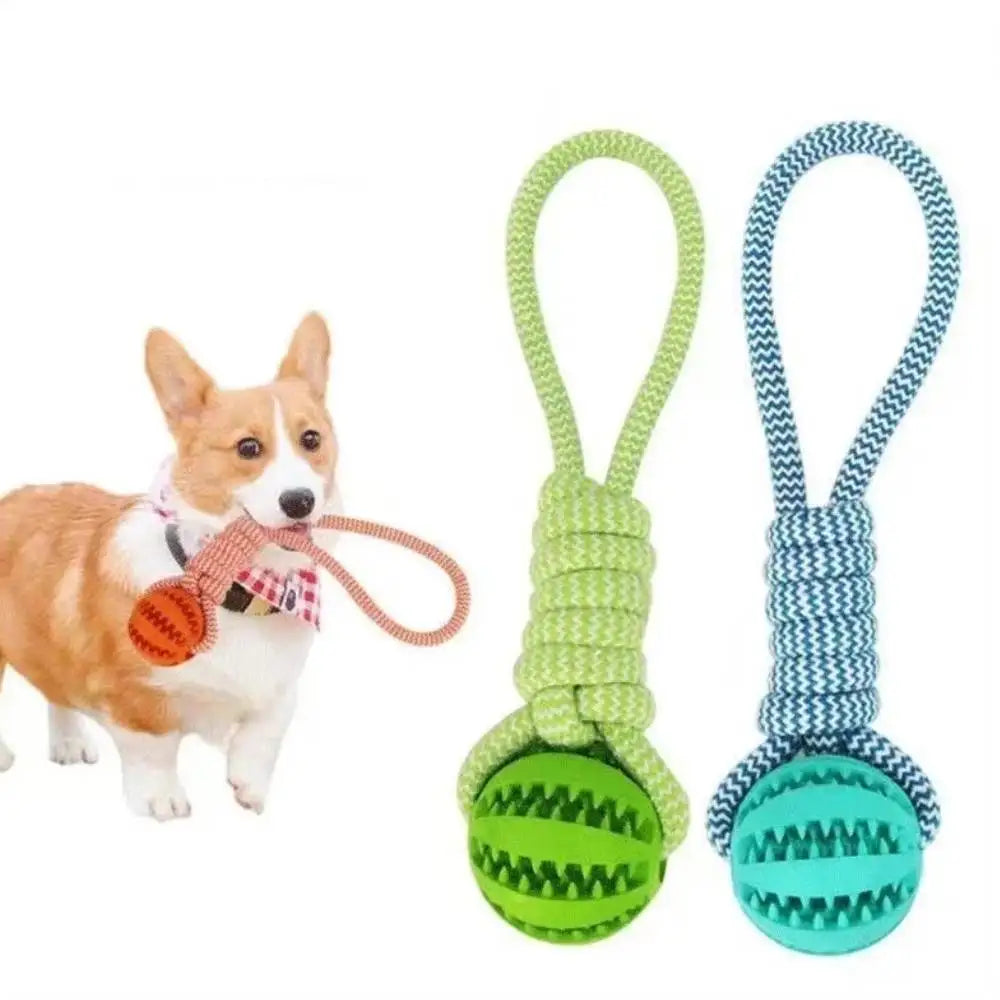 Dog Rope Tug Toy with Treat-Dispensing Ball – dog toy photo 7