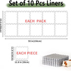 Interlocking Fleece Cage Mats for Guinea Pigs, Rabbits & Hamsters – small animal bedding photo 6
